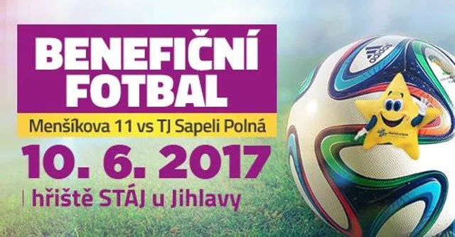 Když fotbal pomáhá... Nadační fond Šťastná hvězda pořádá benefici na podporu léčby mozkové obrny