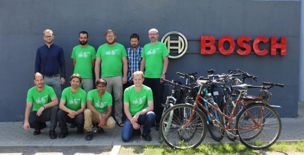 Jeden z cyklotýmů složený ze zaměstnanců Bosch Diesel