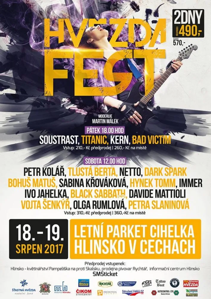 SOUTĚŽ: Hvězda Fest nabídne kromě dobročinnosti i celou plejádu českých interpretů. Vyhrajte si vstupenky!