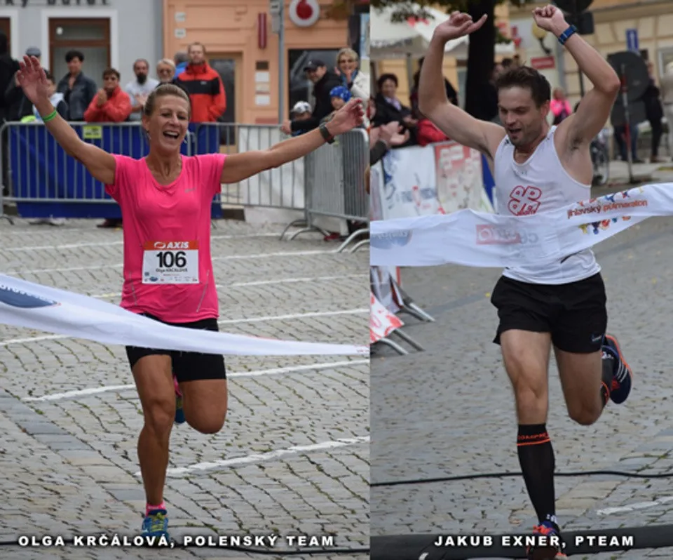 Jakub Exner obhájil vítězství na Jihlavském půlmaratonu, mezi ženami dominovala Olga Krčálová
