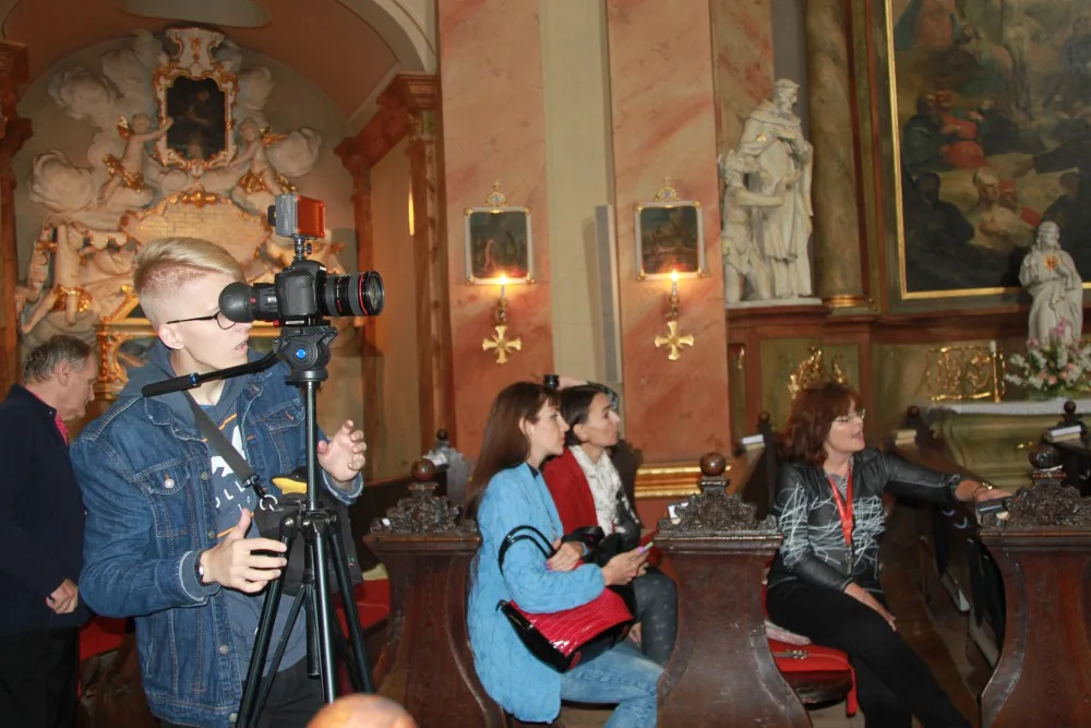 Na zámku v Jaroměřicích nad Rokytnou natáčel štáb ruské televize. Zajímal je Rok baroka