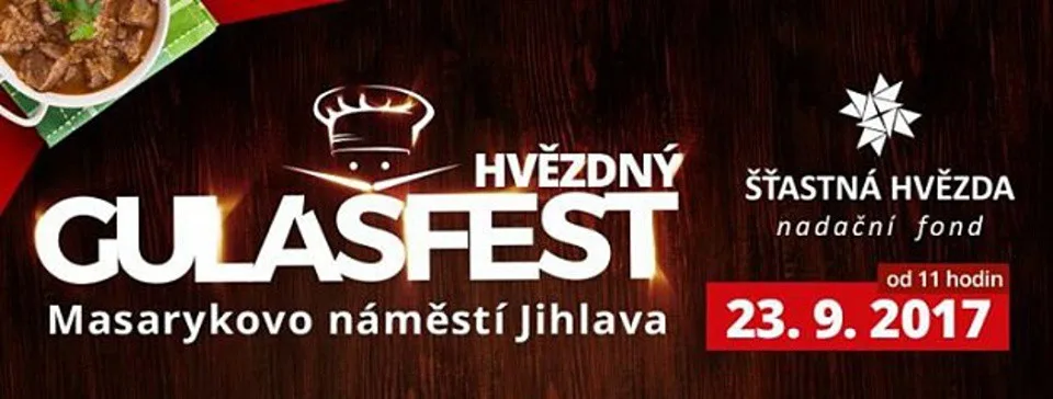 Sobota na Masarykově náměstí bude patřit Gulášfestu, akci Nadačního fondu Šťastná hvězda