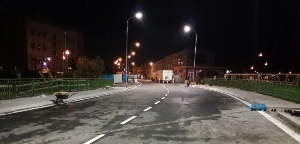 Novostavba několik hodin před otevřením