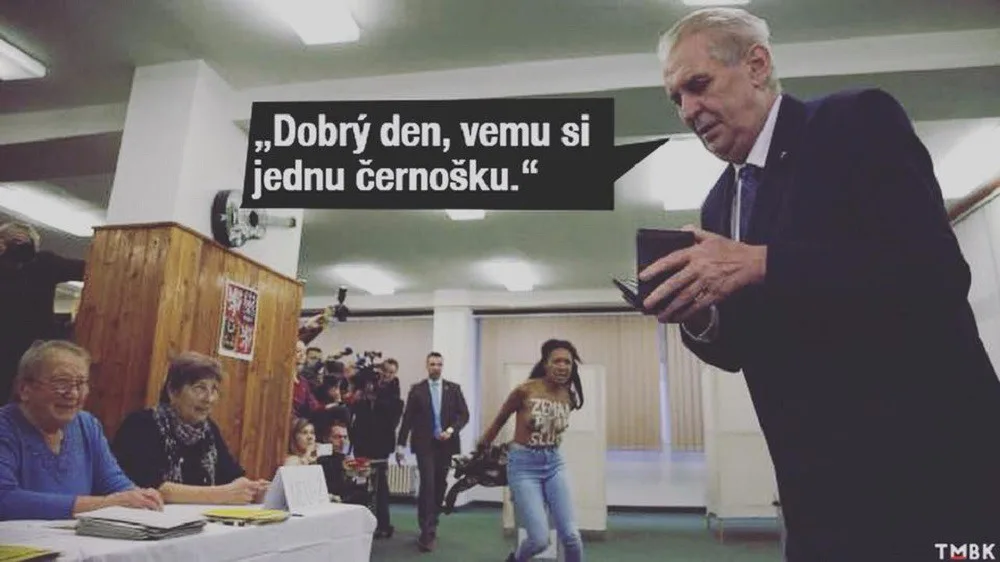 Zeman a aktivistka. To nejlepší z řádění internetových vtipálků