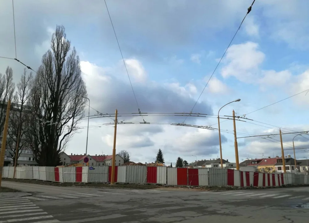 Fotografie areálu ze 4. února 2018