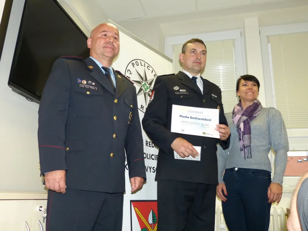 Vysočina má dalšího Gentlemana silnic. Zachránil život při vážné nehodě