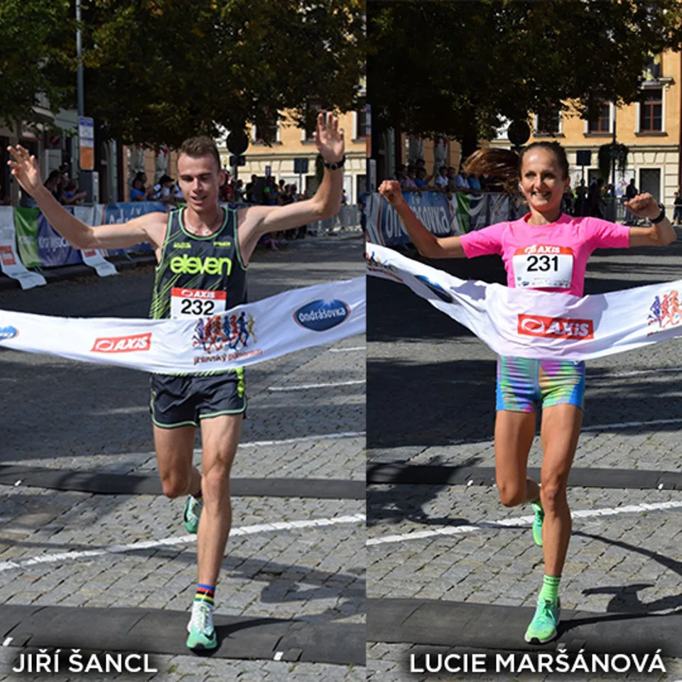 Jihlavský půlmaraton ovládl Jiří Šacl, mezi ženami byla nejrychlejší Lucie Maršánová
