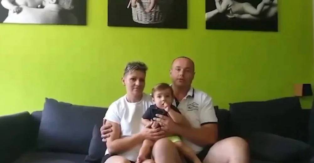 Malý Štěpánek s rodiči