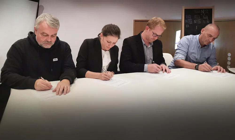 Jaromír Kalina (KDU - ČSL), Karolína Koubová (Fórum Jihlava), Petr Laštovička (ODS) a Vít Zeman (ŽiJ)