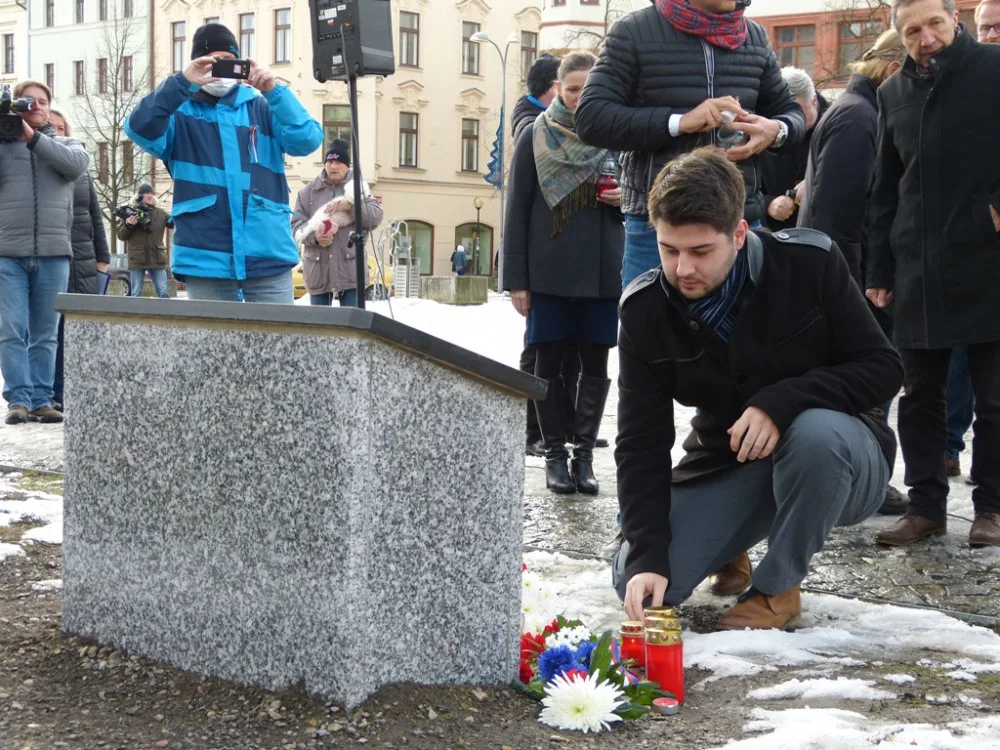 Jihlava slavnostní pietou zavzpomínala na úmrtí Jana Palacha