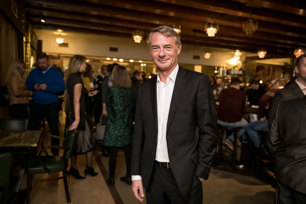 Jiří Dvořák na premiéře filmu Narušitel