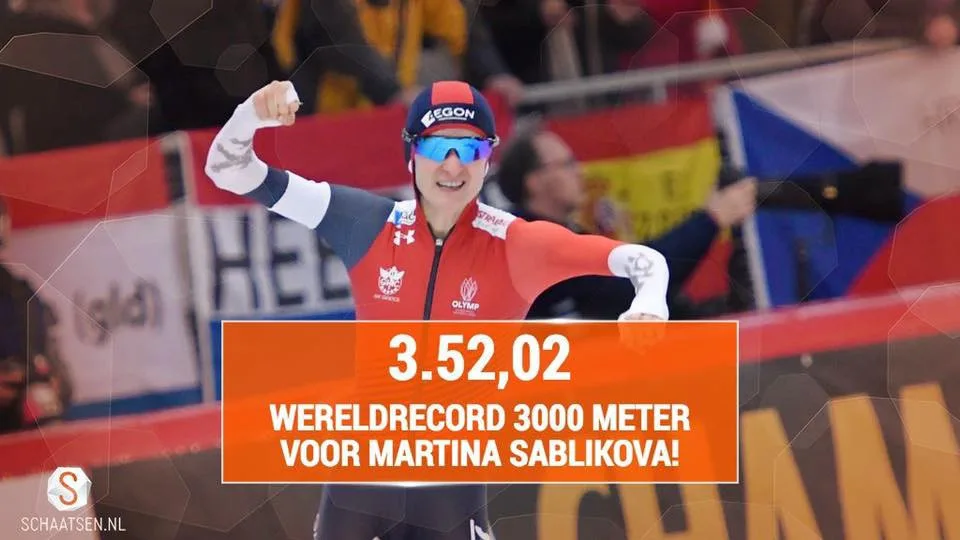 Neskutečné! Martina Sáblíková překonala svůj týden starý světový rekord a ovládlla Světový pohár
