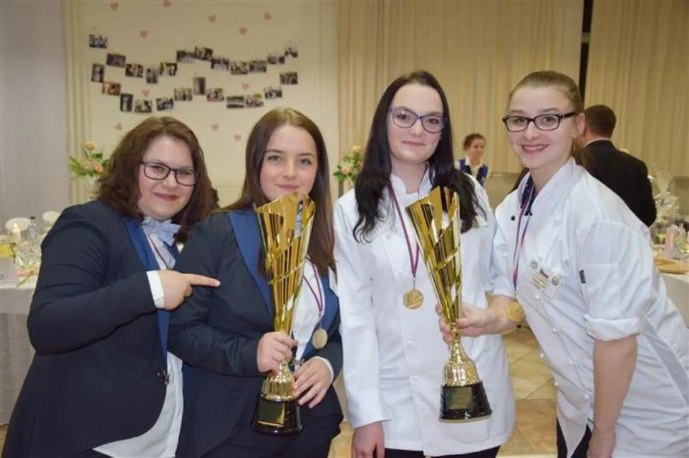 Tým vítězných studentek z Třebíče