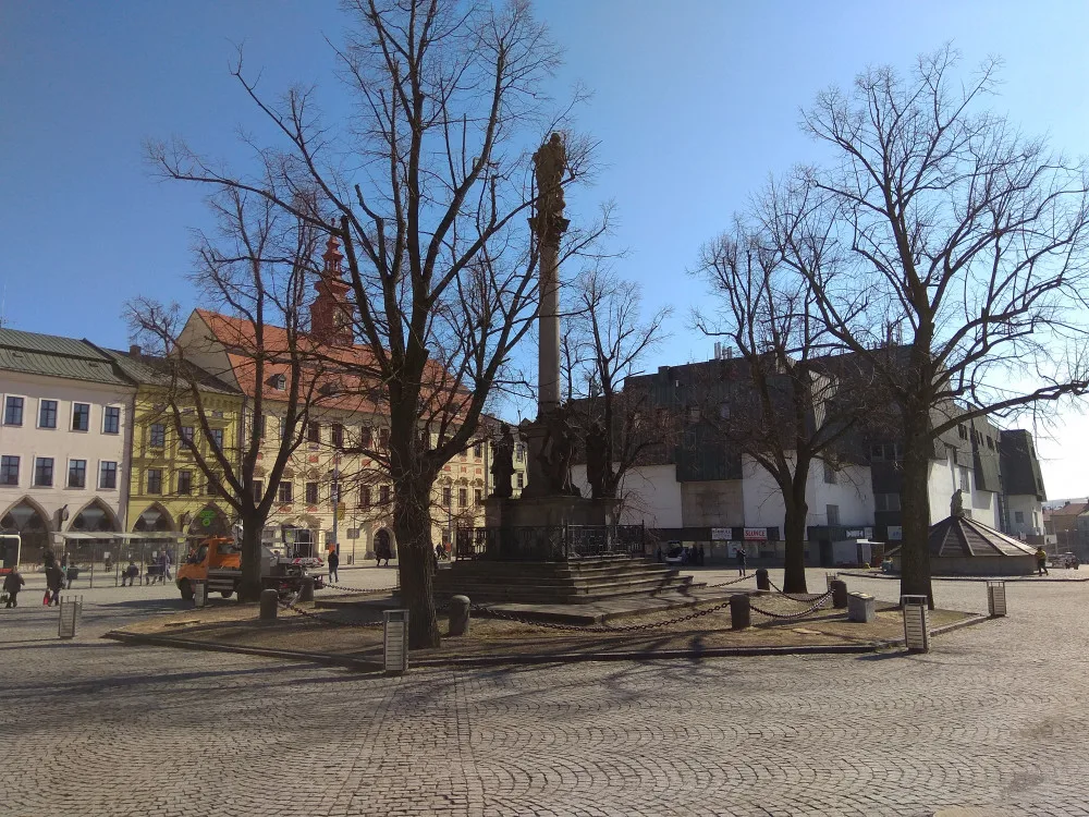 Jihlava bude restaurovat mariánský sloup na náměstí.