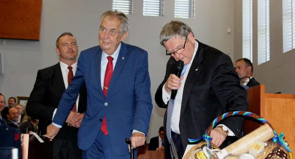 Prezident Zeman přijel na Vysočinu. V našem kraji stráví celkem tři dny