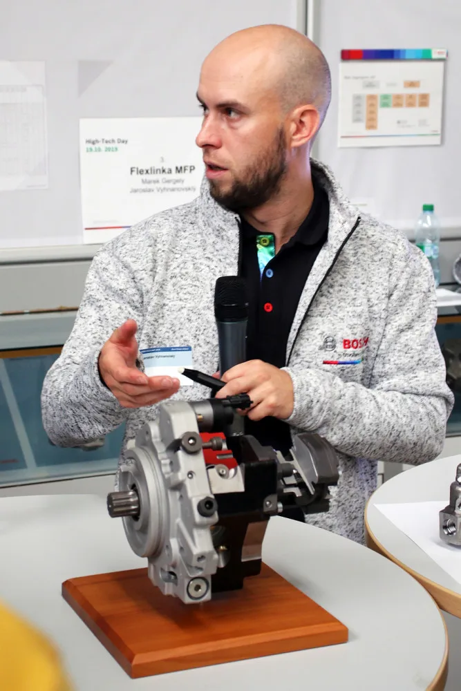 V jihlavském Boschi proběhl High-Tech Day. Studenti poznali firmu, výrobu a moderní technologie