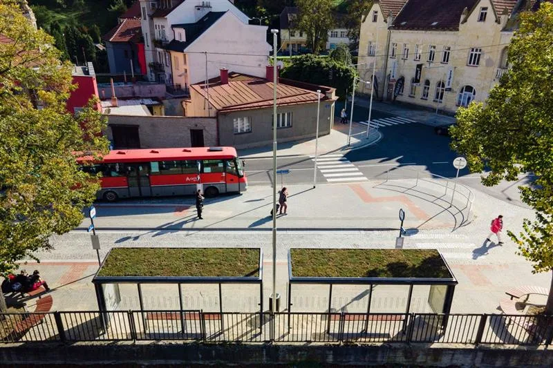 Jihlava ukázala nové zastávky MHD. Výstavba se plánuje na rok 2021
