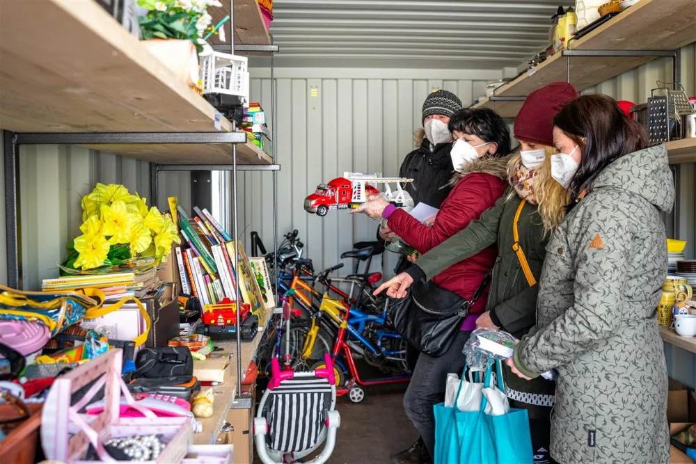 Nové RE-USE centrum, které se nachází v Jihlavě na Brtnické ulici