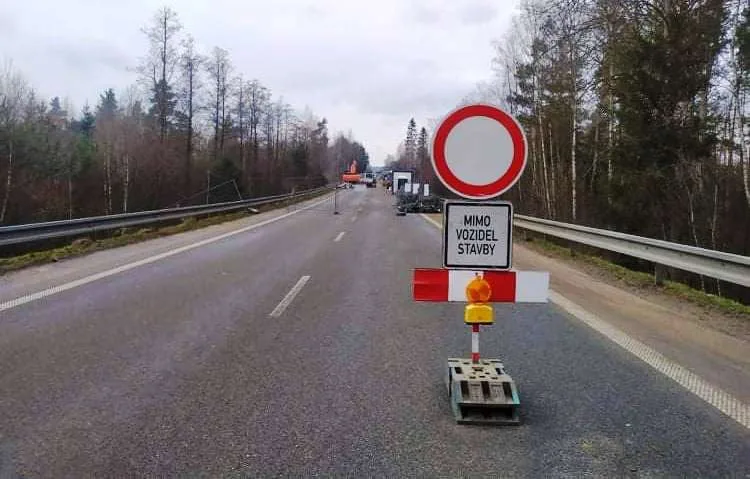 Rekonstrukce mostu na silnici II/602, u Dvorců na Jihlavsku
