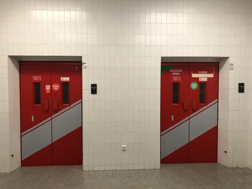 Výtahy v gynekologicko - porodnickém pavilonu 