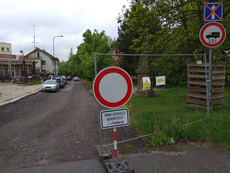 Ulice Jiřího z Poděbrad v Jihlavě