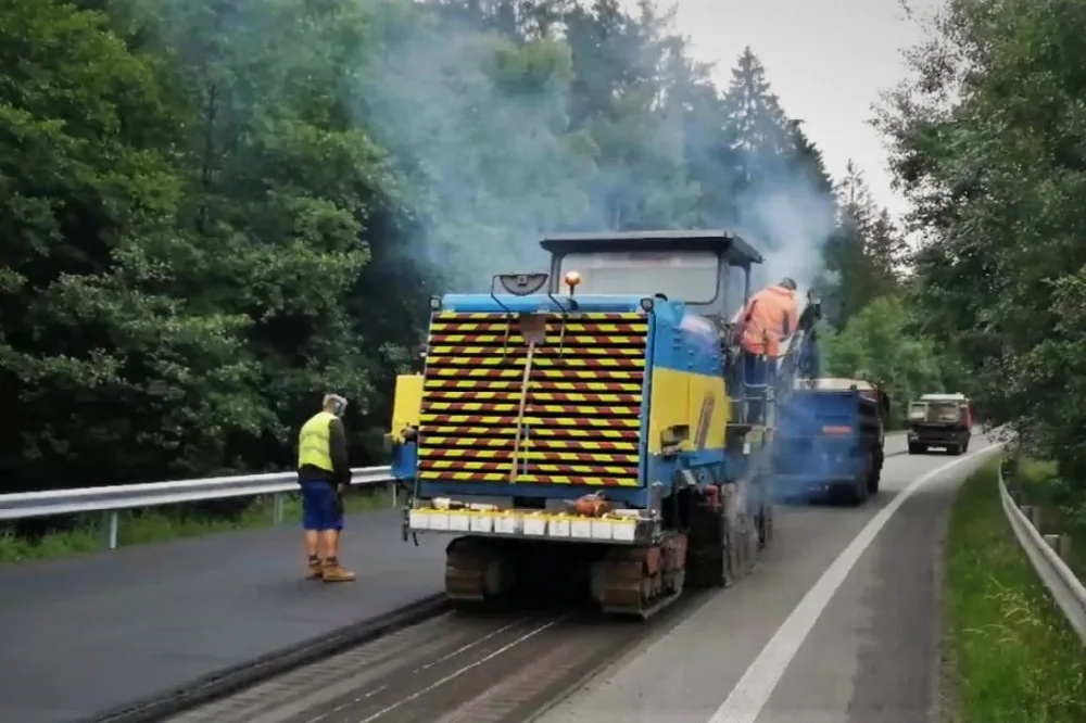 Opravy úseku I/37 postoupily do další fáze. Provoz bude i nadále řízen kyvadlově