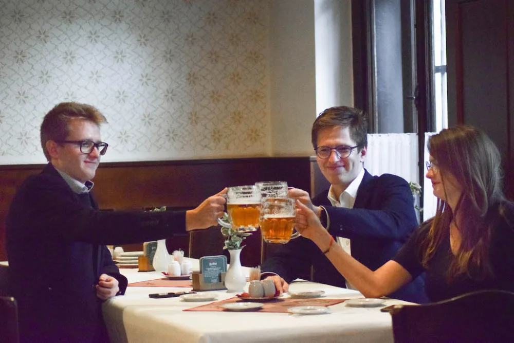 Zleva – Jiří, Martin a Klára Fialovi