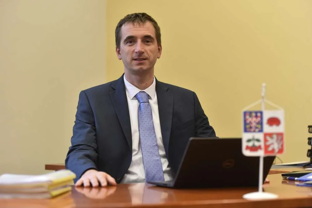 Náměstek hejtmana Kraje Vysočina pro oblast lesního a vodního hospodářství, zemědělství a životního prostředí Lukáš Vlček.