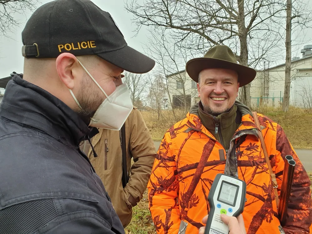 Policie v Kozlově na Jihlavsku kontrolovala myslivce. Žádný nebyl pod vlivem alkoholu