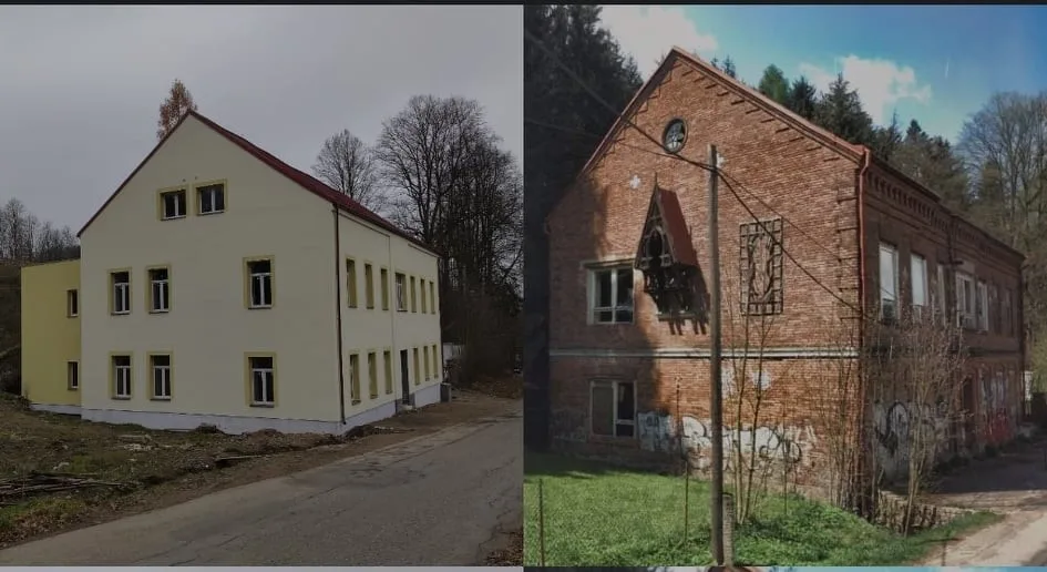 Zateplení si vyžádal stavební úřad kvůli energetickému štítku, brání se kritice majitel bývalé školy v Heleníně