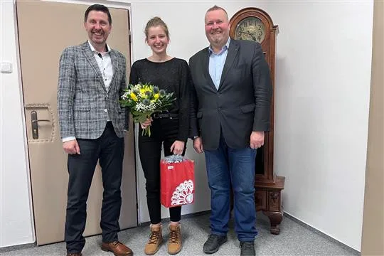 Andrea Klementová na třebíčské radnici