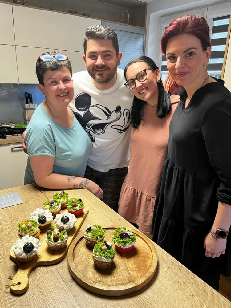 (Zleva) Zuzana, Zdeněk, Lucie a Veronika