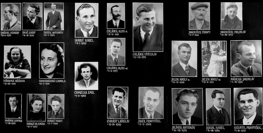 Oběti tragédie v Hrotovicích z 8. května 1945