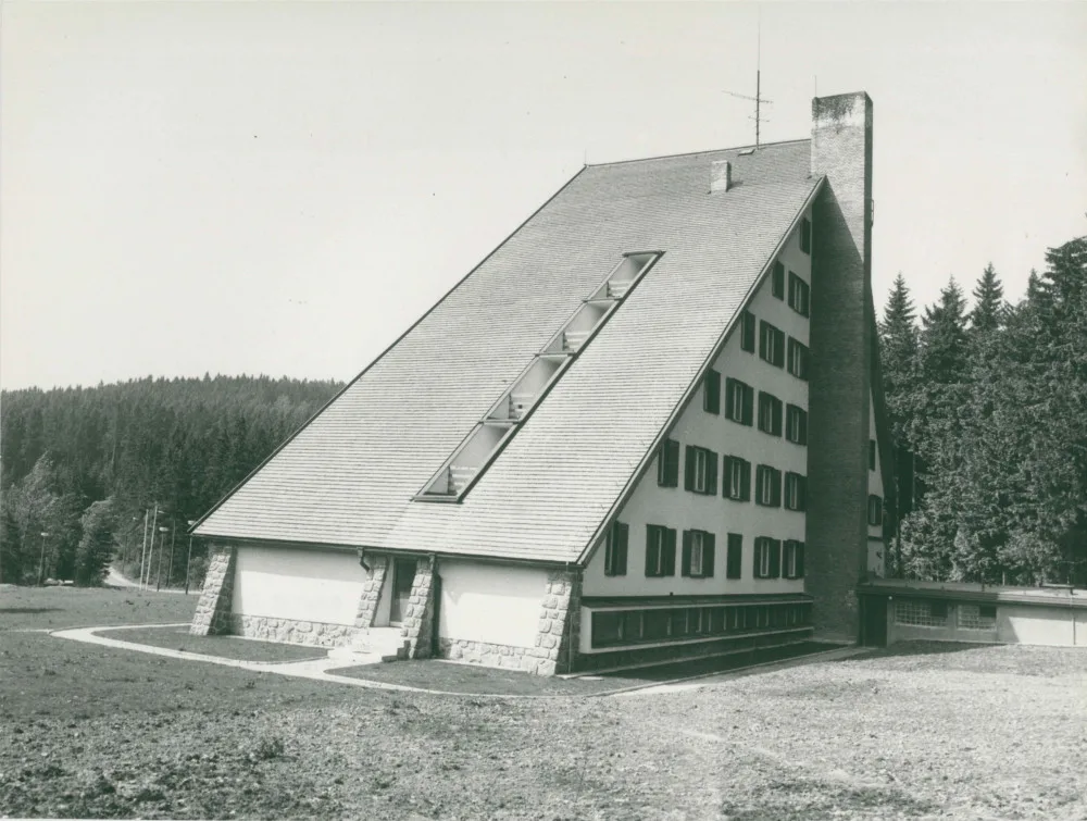 Hotel Ski na dobové fotografii