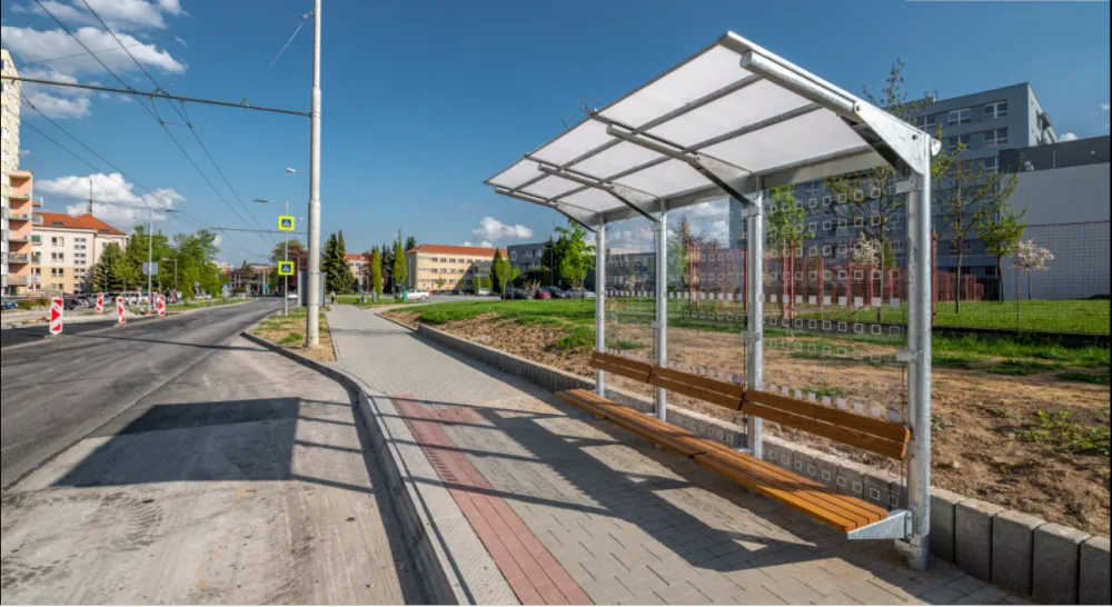 Ve středu bude do provozu uvedena nová zastávka u nemocnice.