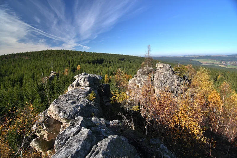 Malinská skála ve Žďárských vrších