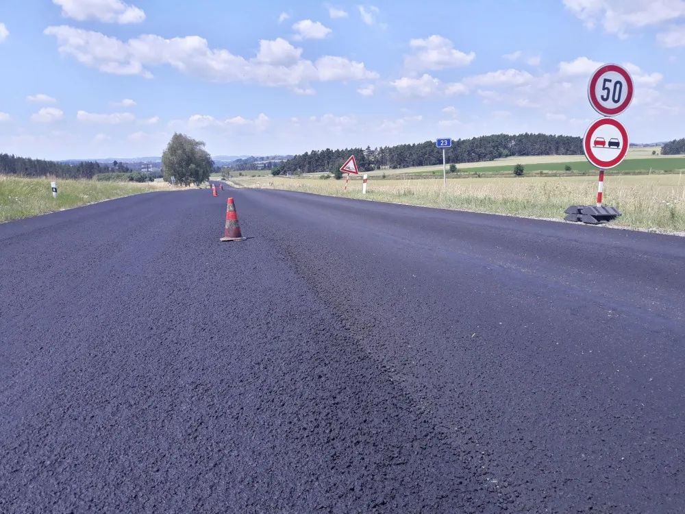 U Vladislavi je položený nový mikrokoberec. Omezení pro řidiče tak brzy skončí