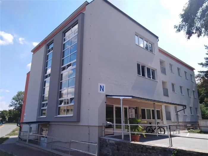 Budova stravovacího provozu v třebíčské nemocnici