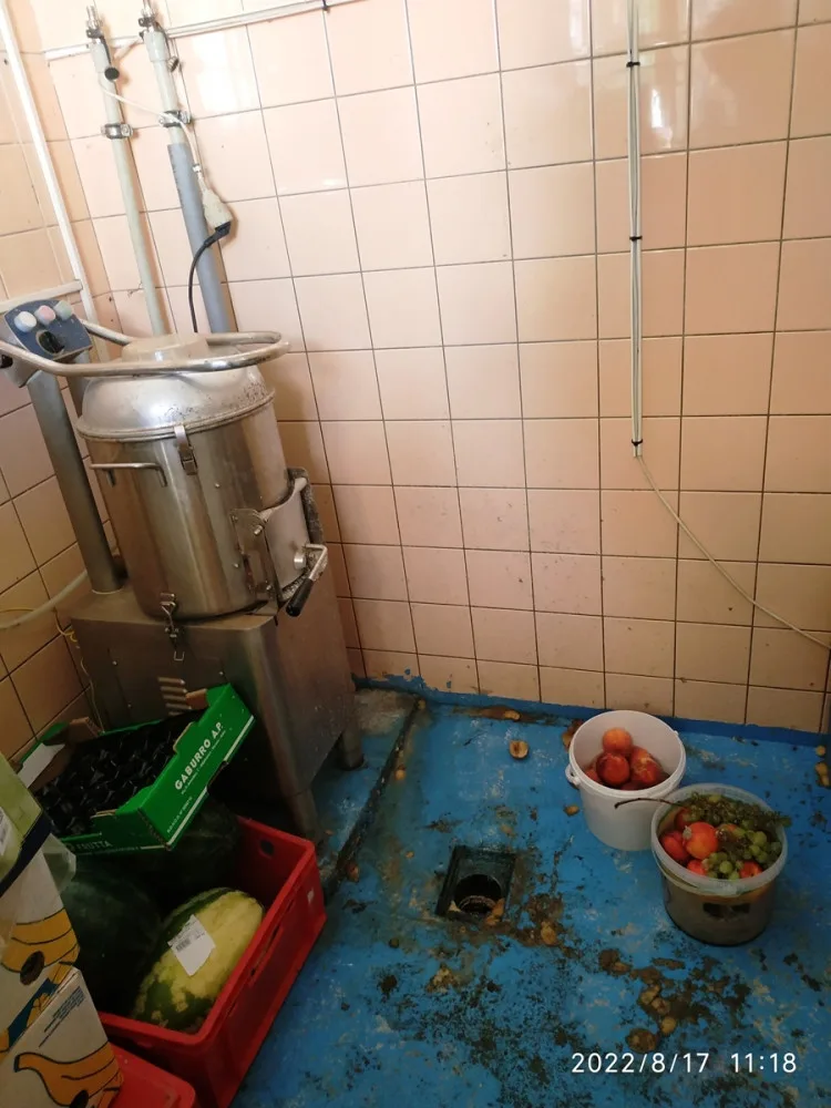 Podlaha v přípravně, RS Jiskra