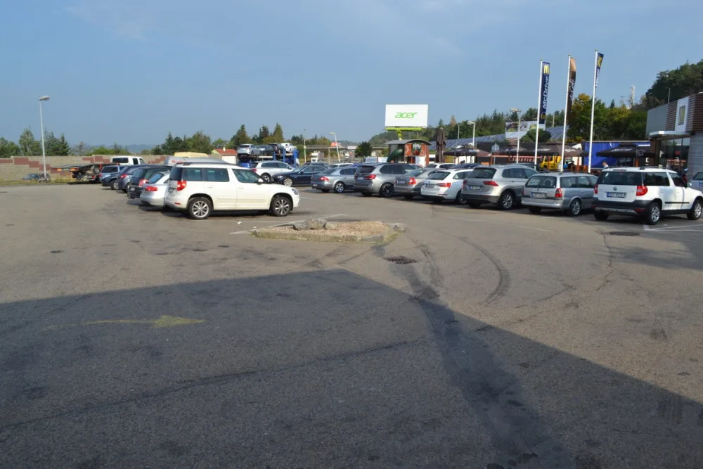 Odpočívka na dálnici D1 poblíž Velkého Meziříčí