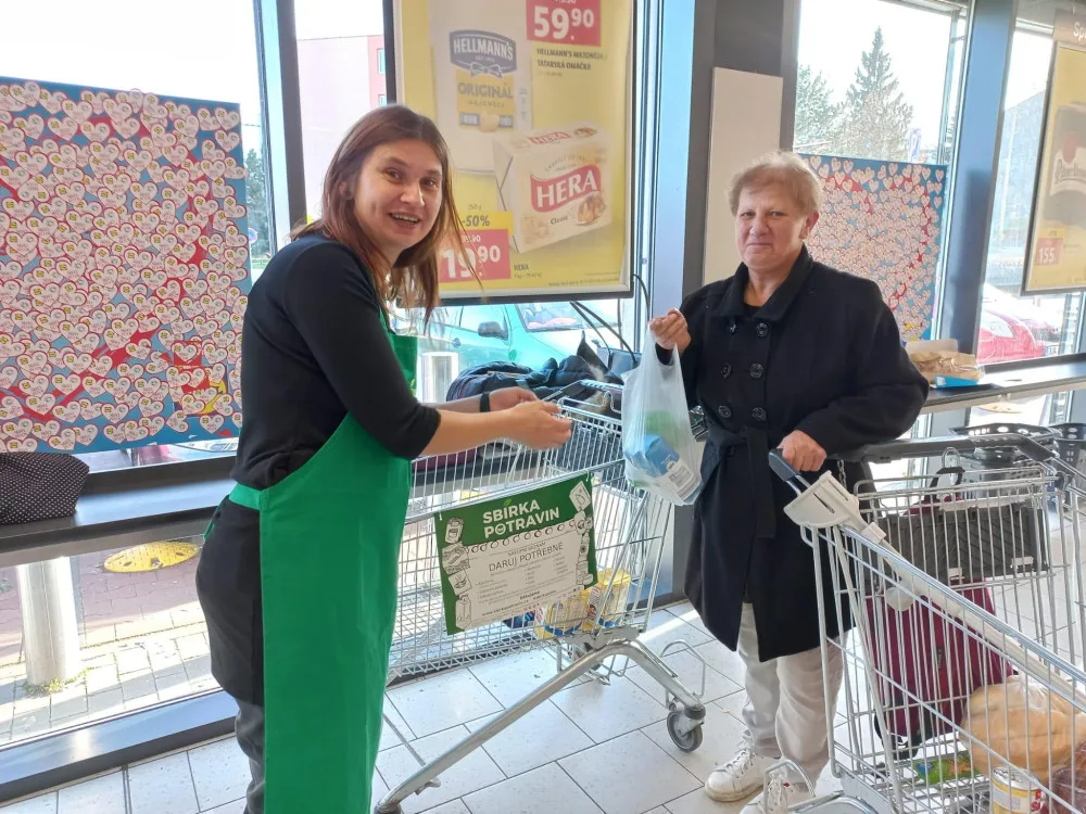Solidarita v nelehké době. V jihlavské sbírce se shromáždila tuna potravin a drogerie