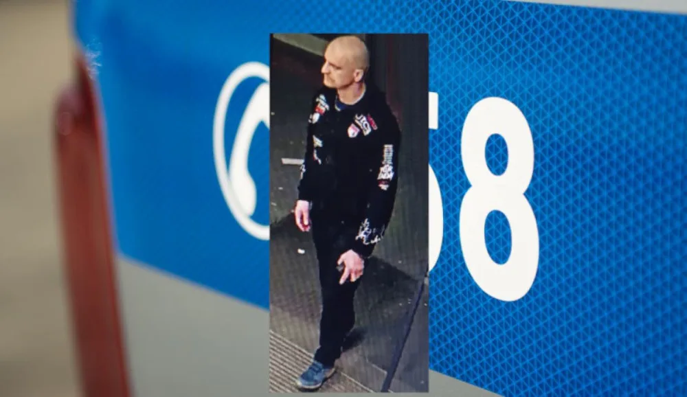 Muž, kterého hledá policie.