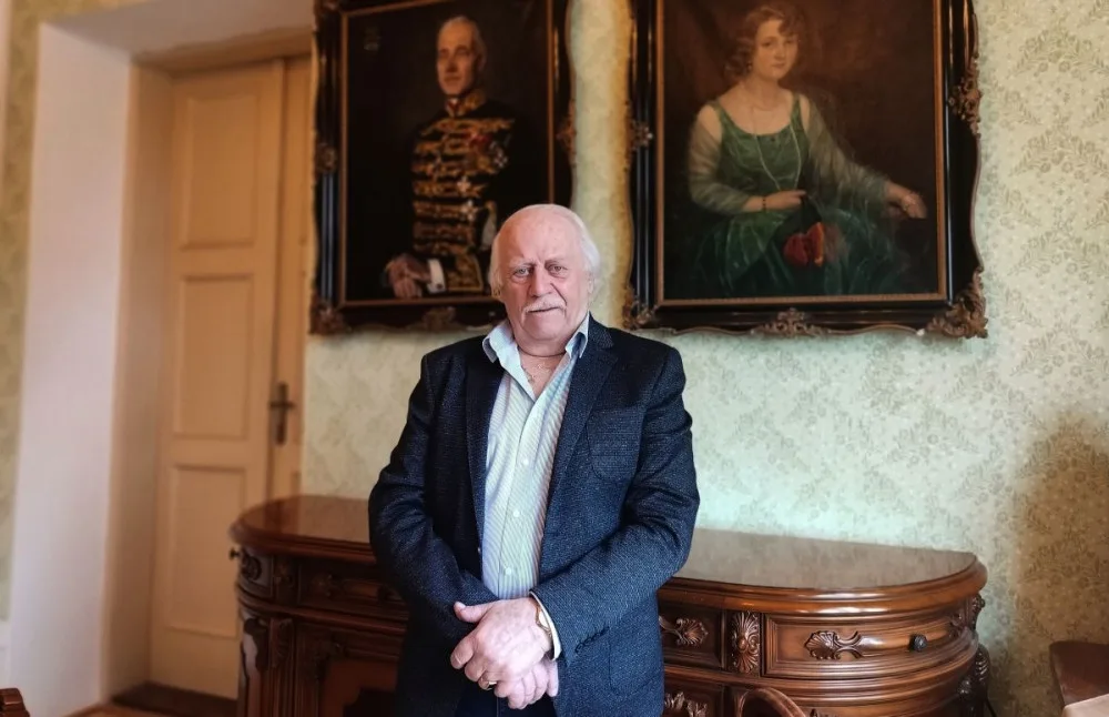 Hermenegild Jireček v penzionu Waldsteinovo Zátiší