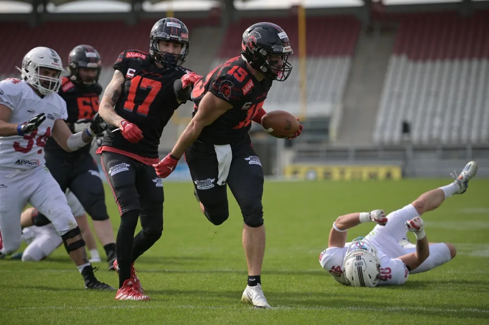 Přerov vzdoroval jen první poločas, Gladiators si po výhře 28:7 udrželi stoprocentní bilanci
