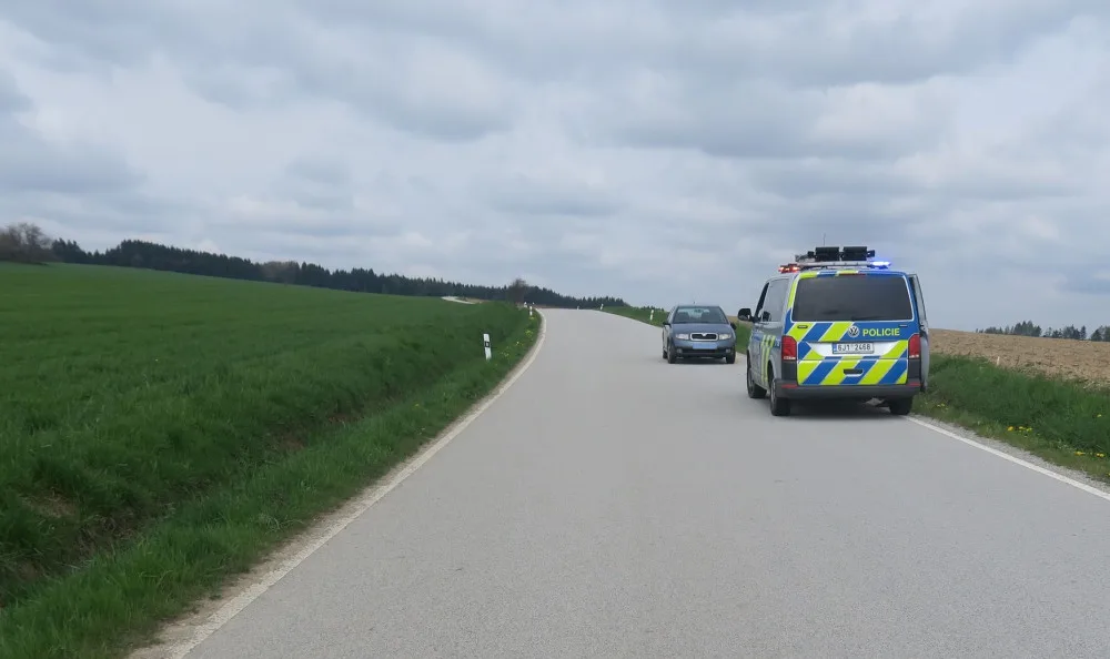 Místo nehody, kterou nyní šetří policie