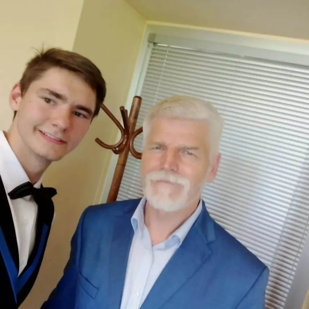 Obsluhoval jsem českého prezidenta, bylo to neskutečné, říká šestnáctiletý Erik z Jihlavy