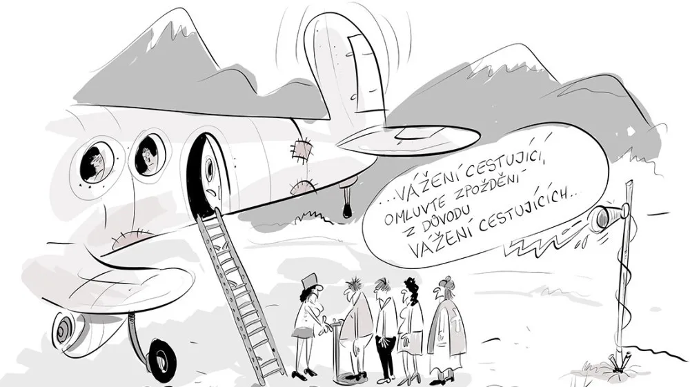 ORAŽENÉ OBRÁZKY: Červencová dávka vtipů od kreslíře Jana Tatarky