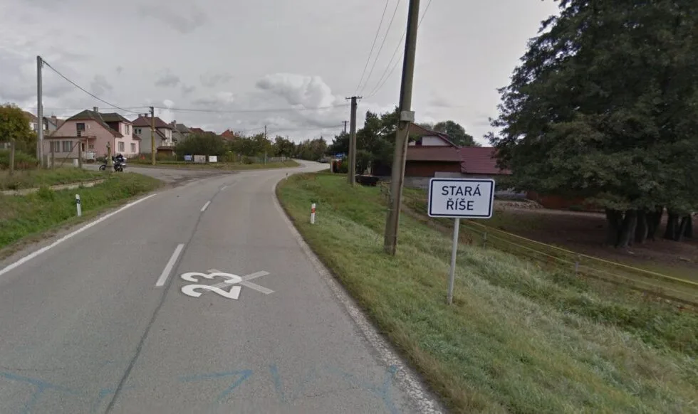 Úsek, kde bude v pondělí 17. července zahájena oprava