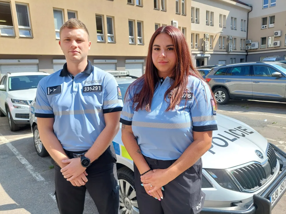 Zleva: Jiří Marek a Dominika Poláková