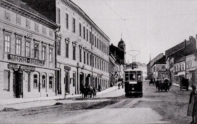 Dnešní Havlíčkova ulice, spodní pohled